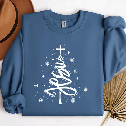 Jesus Cross Christmas Tree 03