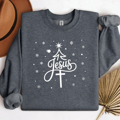Jesus Cross Christmas Tree