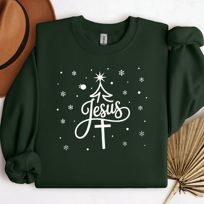 Jesus Cross Christmas Tree