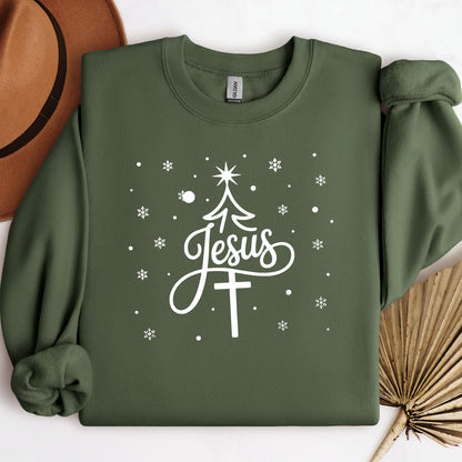 Jesus Cross Christmas Tree