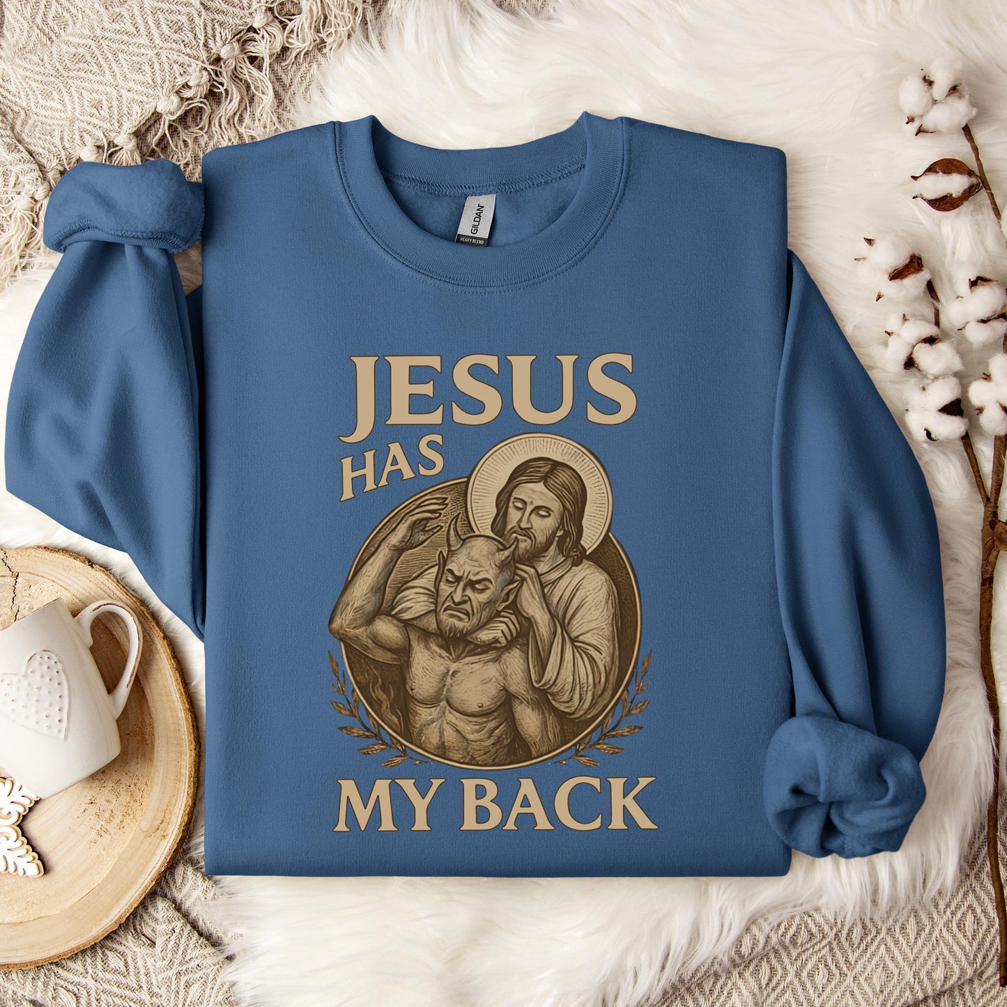 Jesus Has My Back Sweatshirt
