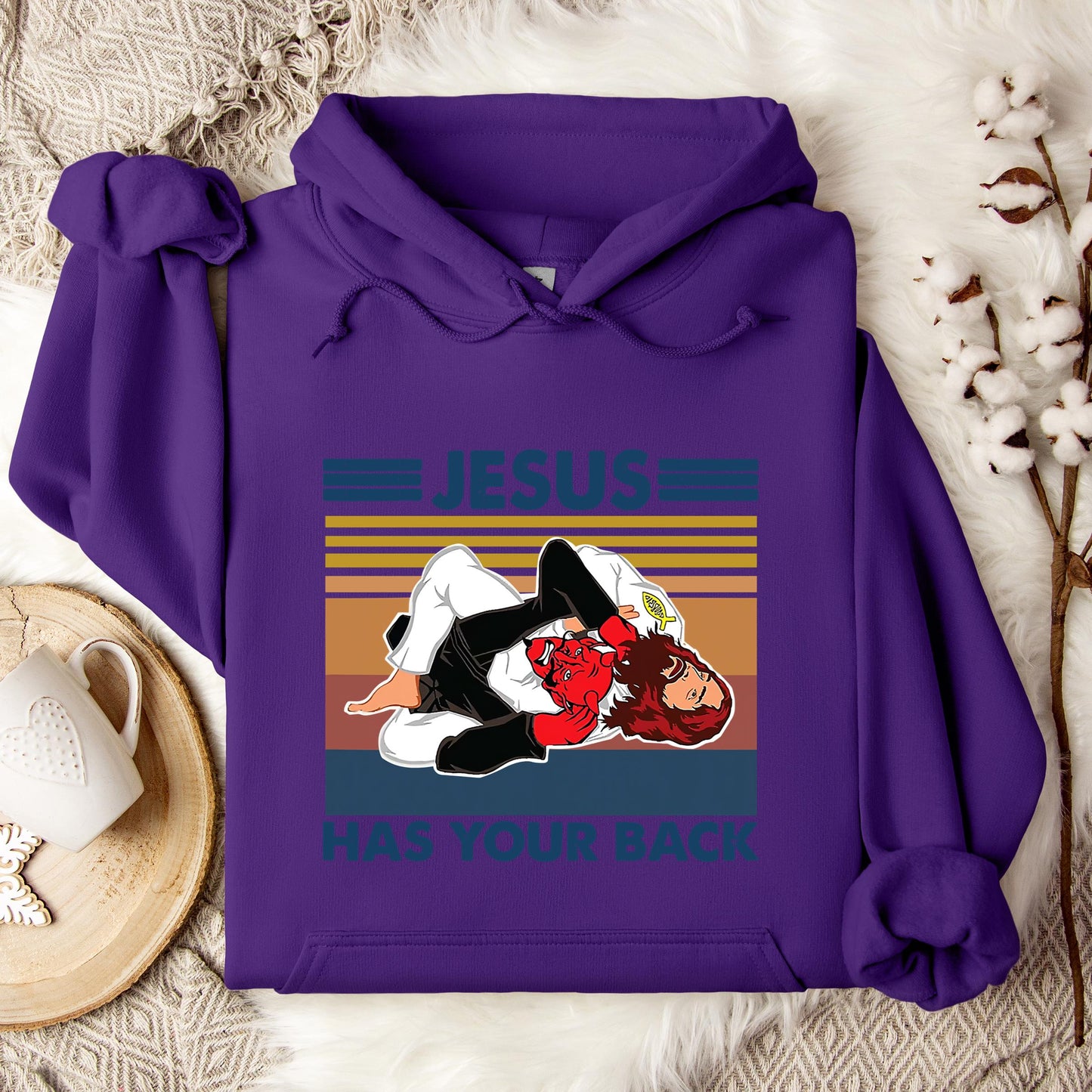 Jesus Has Your Back Hoodie