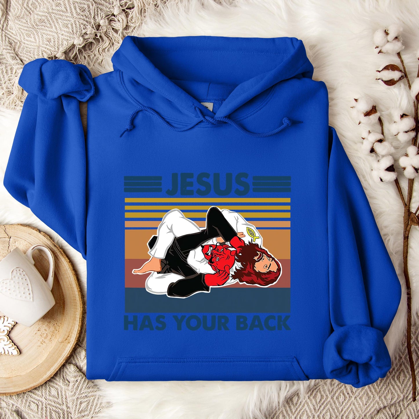Jesus Has Your Back Hoodie