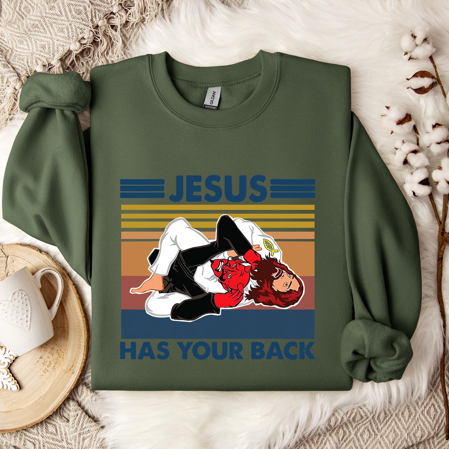 Jesus Has Your Back Sweatshirt