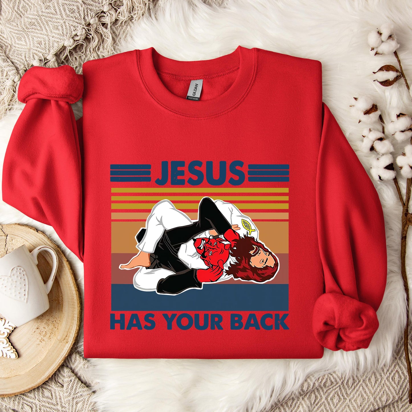 Jesus Has Your Back Sweatshirt