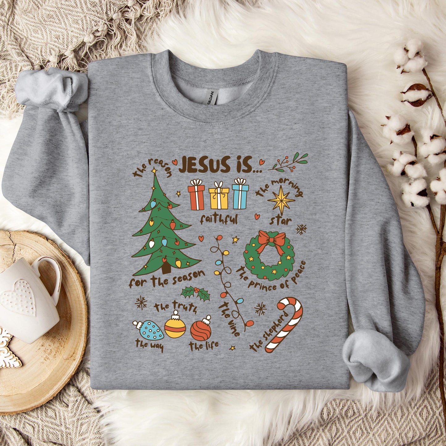 Jesus Is Chirstmas Sweatshirt