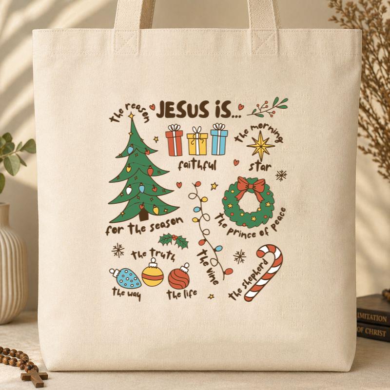 Jesus Is Chirstmas Tote Bag