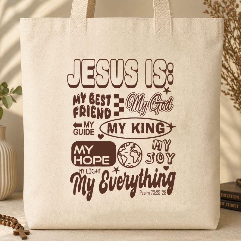 Jesus Is My Best Friend My God My Everything Tote Bag