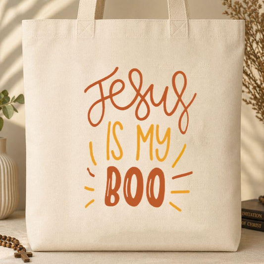 Jesus Is My Boo Tote Bag