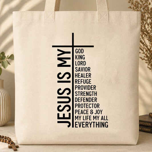 Jesus Is My Everything 02 Tote Bag