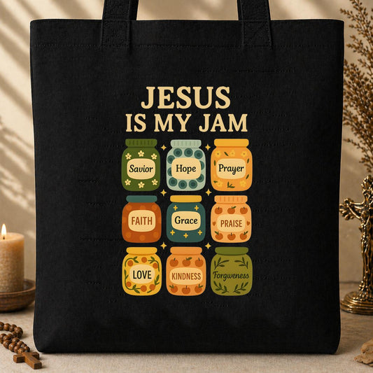 Jesus Is My Jam 02 Tote Bag