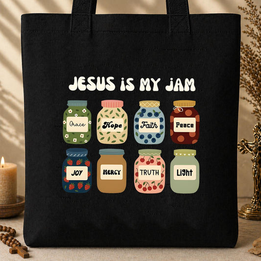 Jesus Is My Jam 03 Tote Bag