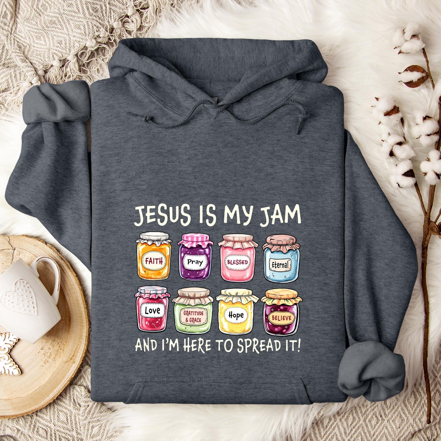 Jesus Is My Jam And I'm Here To Spread It Hoodie