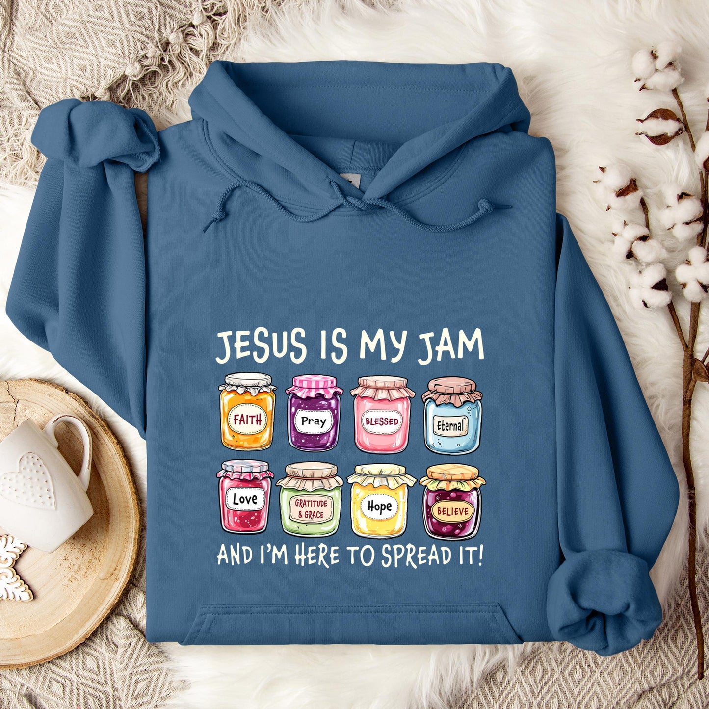 Jesus Is My Jam And I'm Here To Spread It Hoodie