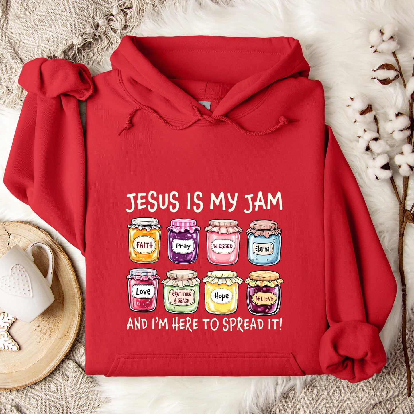 Jesus Is My Jam And I'm Here To Spread It Hoodie