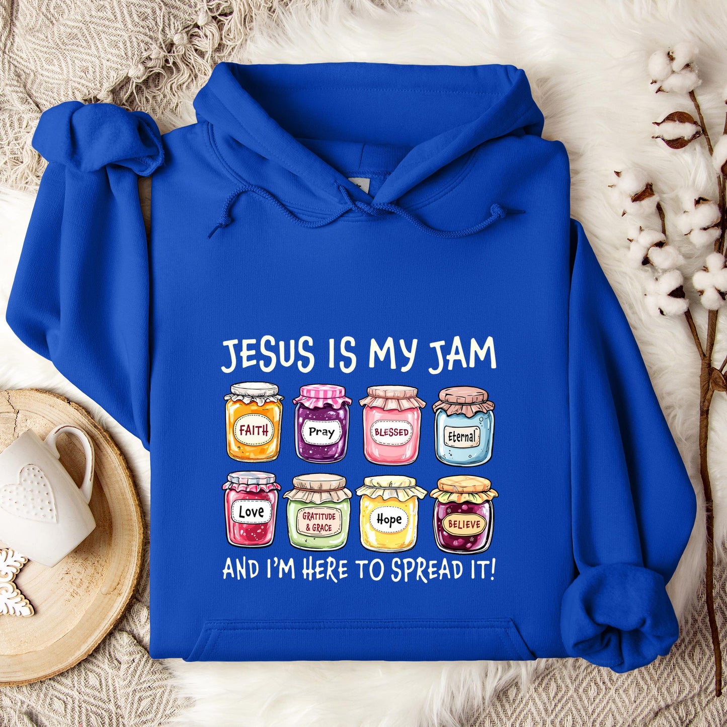 Jesus Is My Jam And I'm Here To Spread It Hoodie
