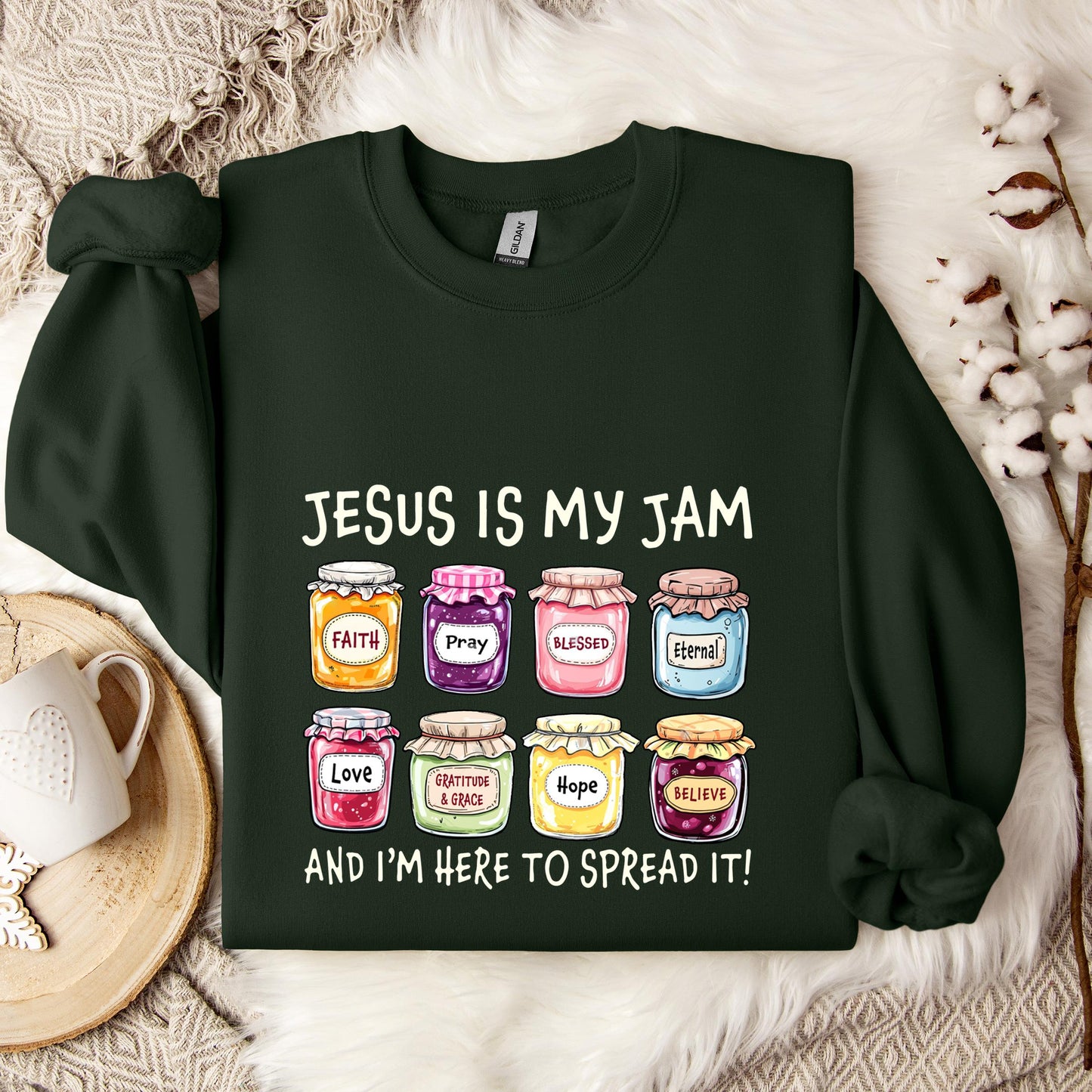 Jesus Is My Jam And I'm Here To Spread It Sweatshirt
