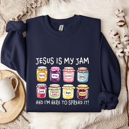 Jesus Is My Jam And I'm Here To Spread It Sweatshirt
