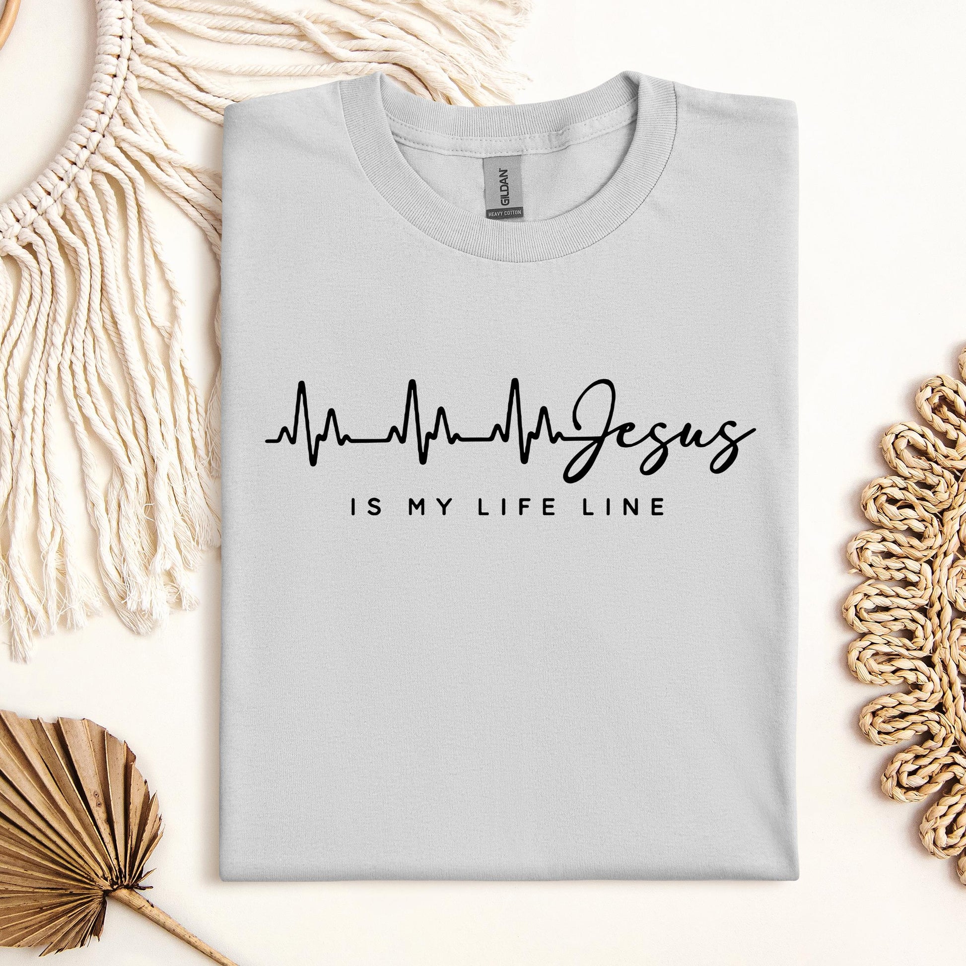 Jesus Is My Life Line Heartbeat
