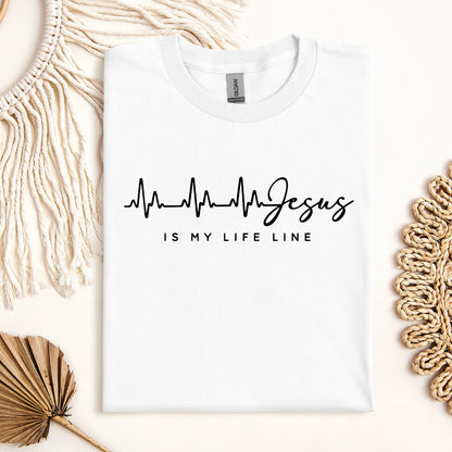 Jesus Is My Life Line Heartbeat