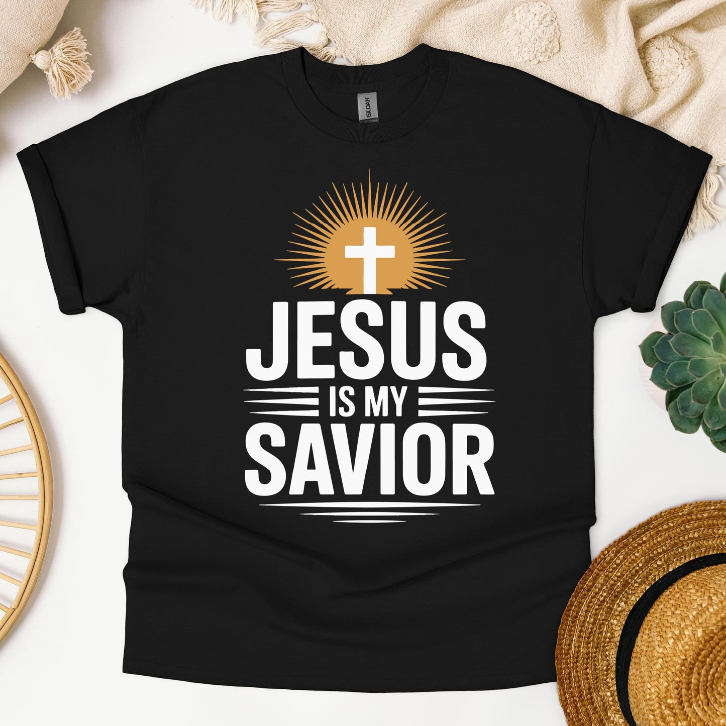 Jesus Is My Savior Typography