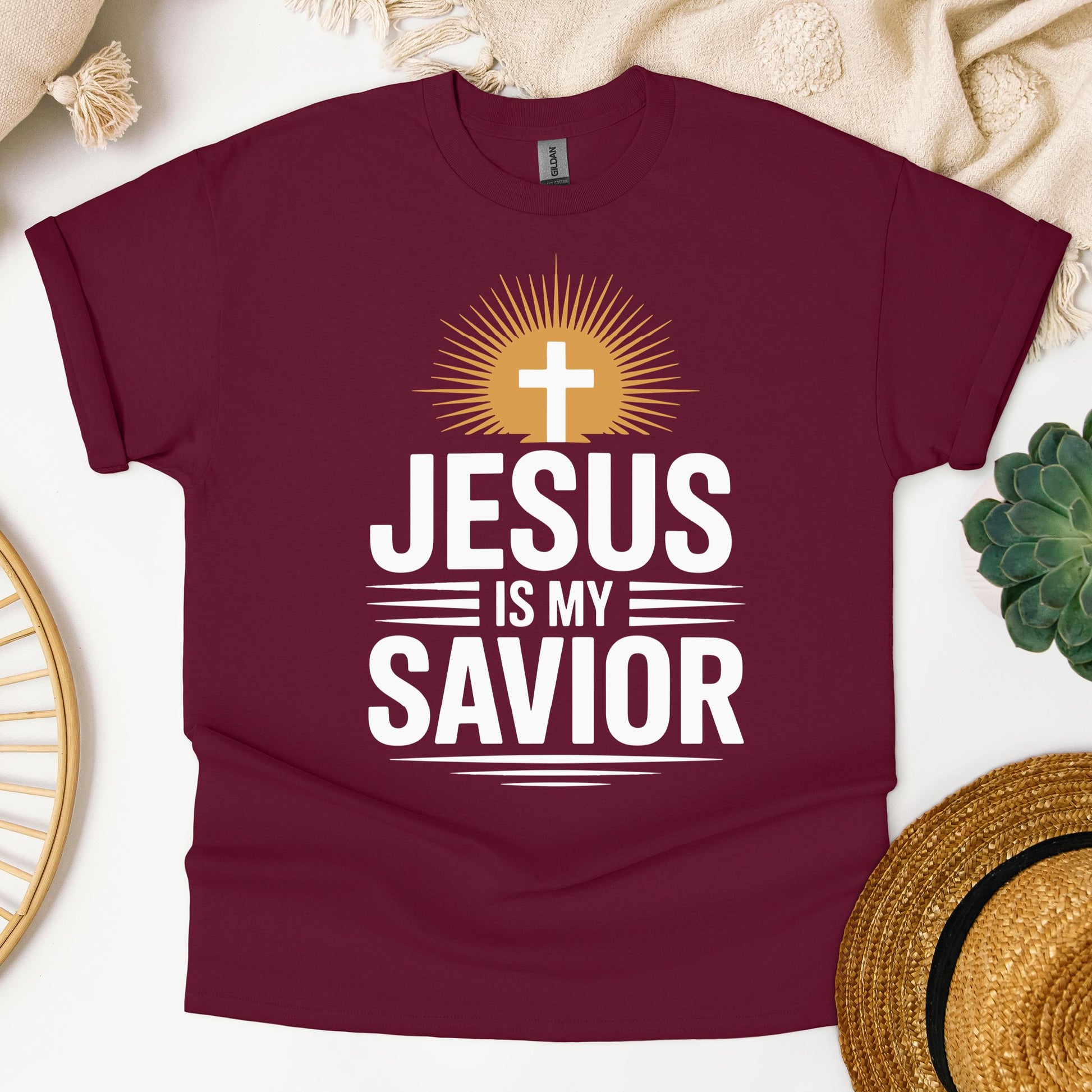 Jesus Is My Savior Typography