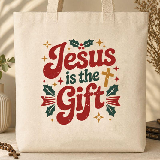 Jesus Is The Gift 01 Tote Bag