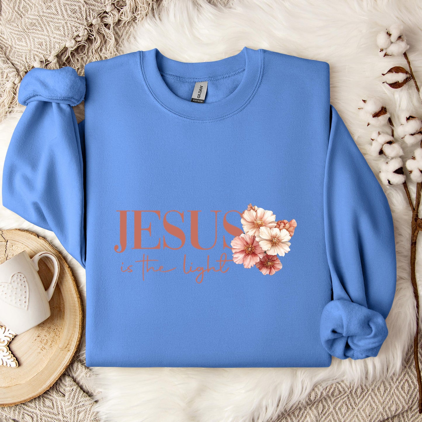 Jesus Is The Light 01 Sweatshirt
