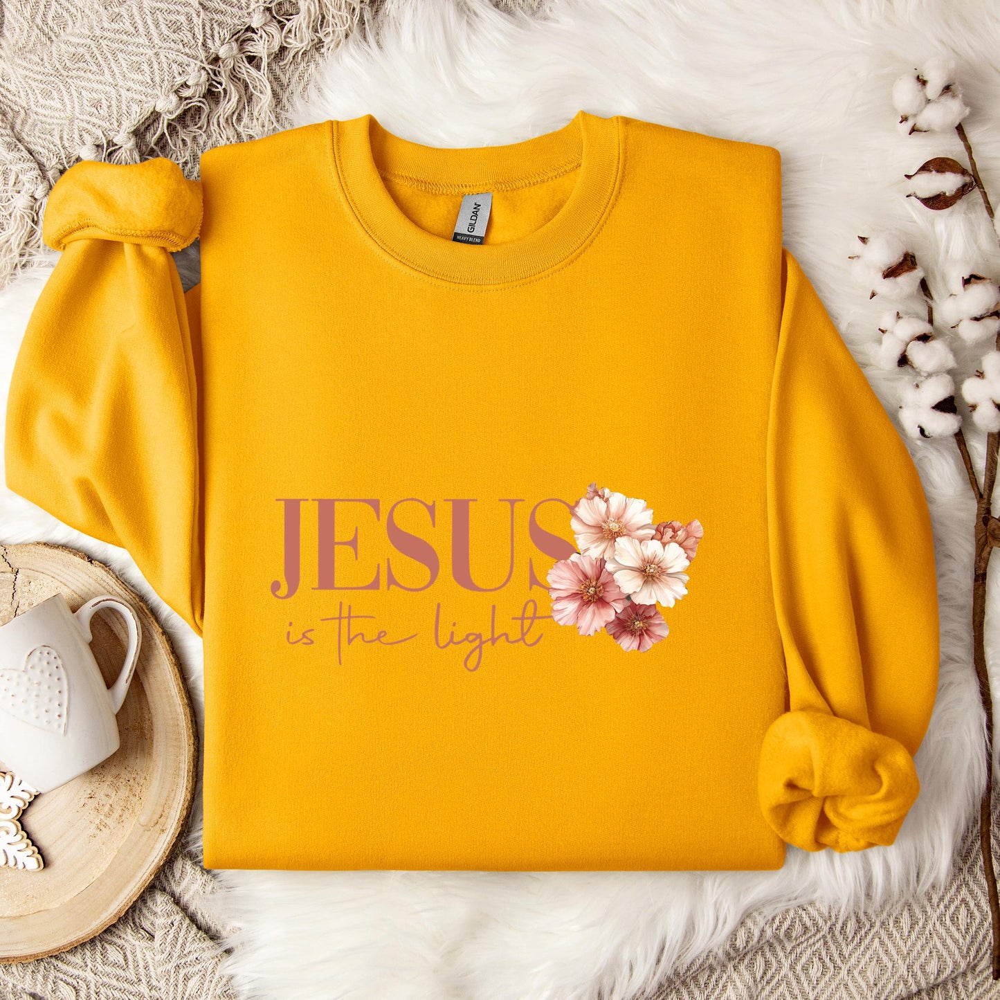 Jesus Is The Light 01 Sweatshirt