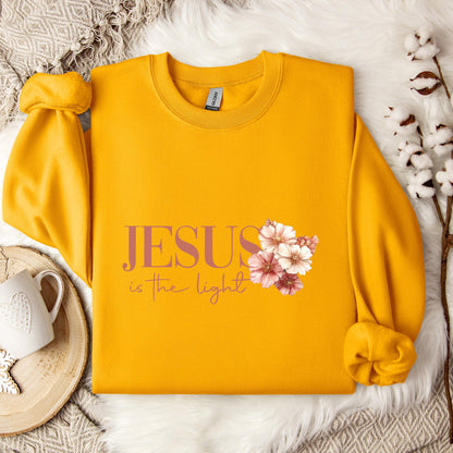 Jesus Is The Light 01 Sweatshirt