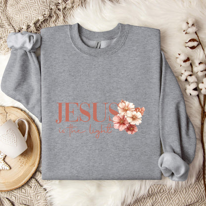 Jesus Is The Light 01 Sweatshirt