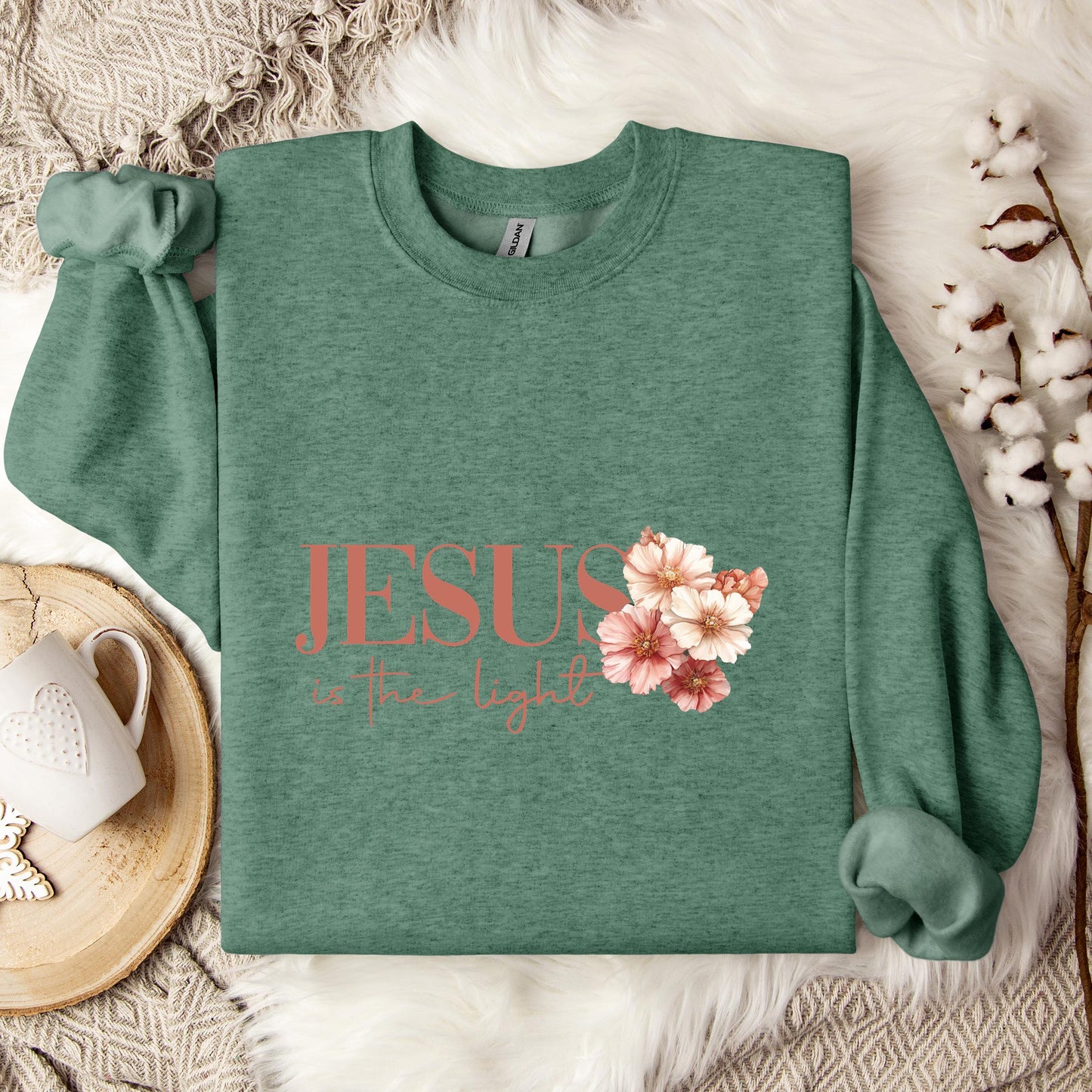 Jesus Is The Light 01 Sweatshirt