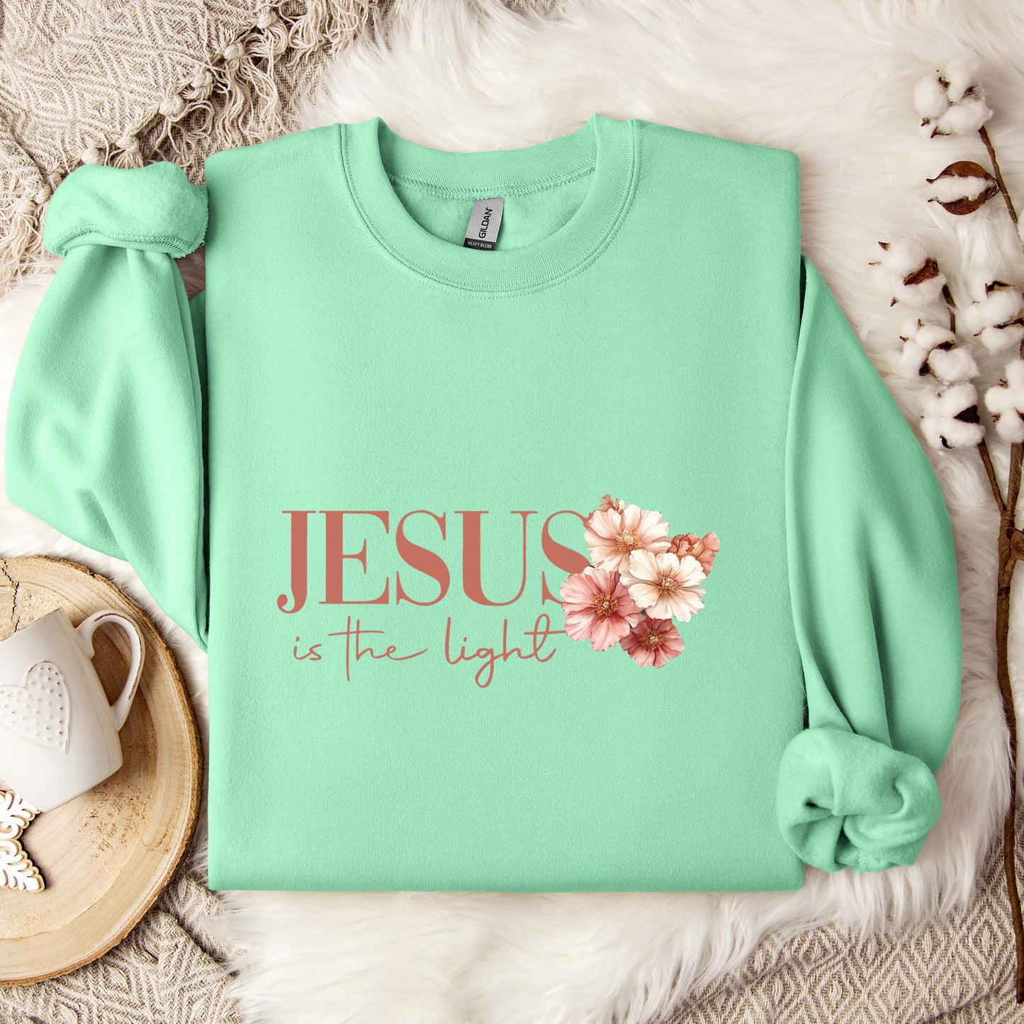Jesus Is The Light 01 Sweatshirt