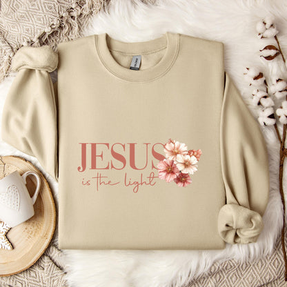 Jesus Is The Light 01 Sweatshirt