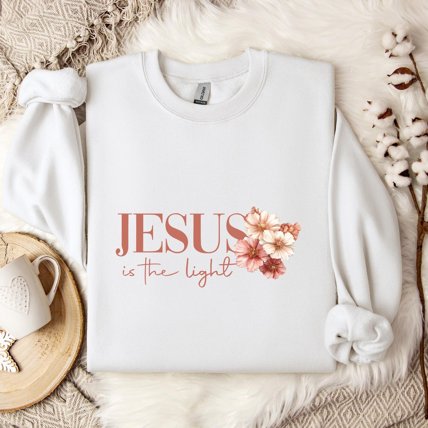 Jesus Is The Light 01 Sweatshirt