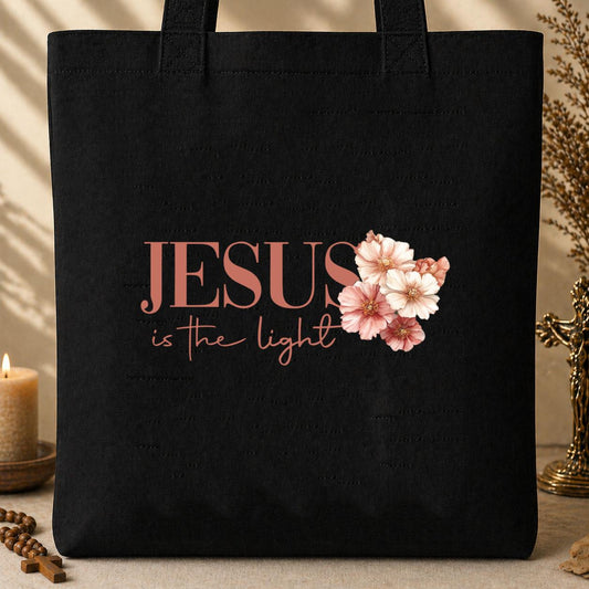 Jesus Is The Light 01 Tote Bag