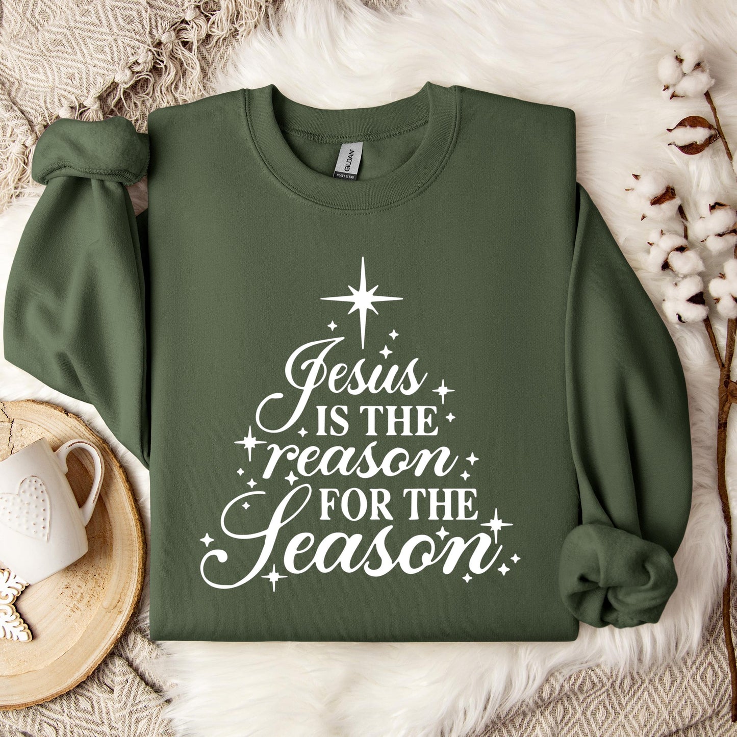 Jesus Is The Reason For The Season 02 Sweatshirt