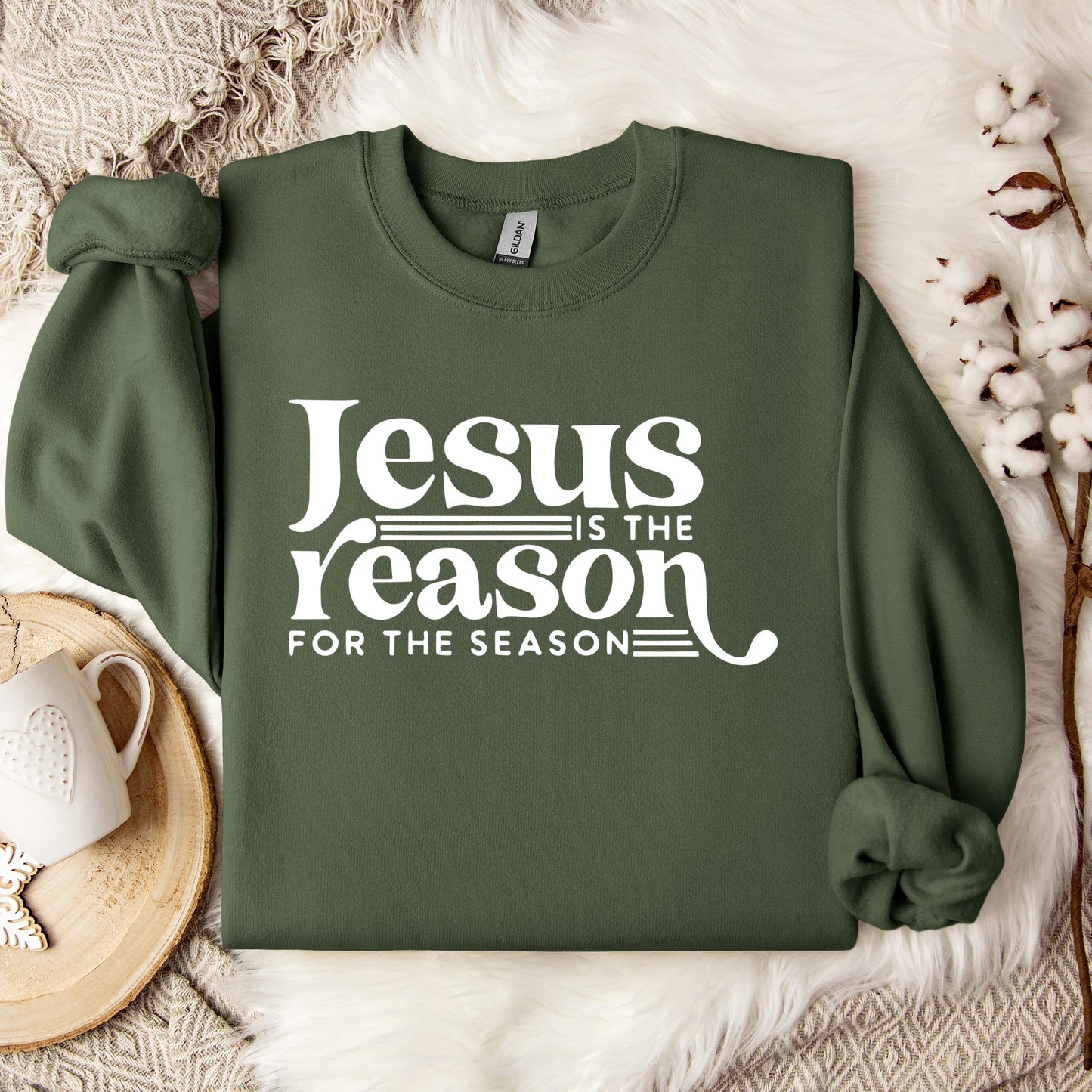 Jesus Is The Reason For The Season 07 Sweatshirt