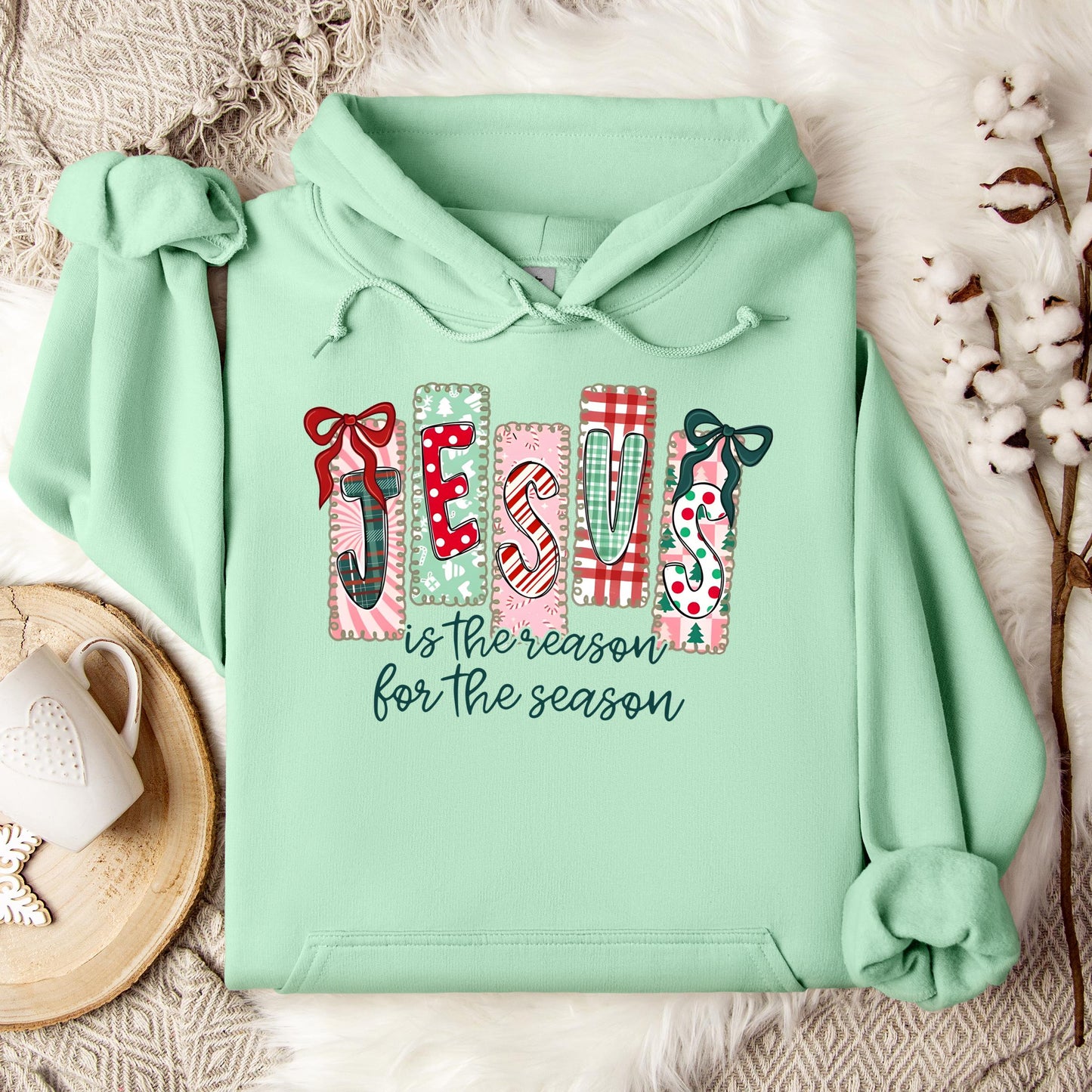 Jesus Is The Reason For The Season 12 Hoodie