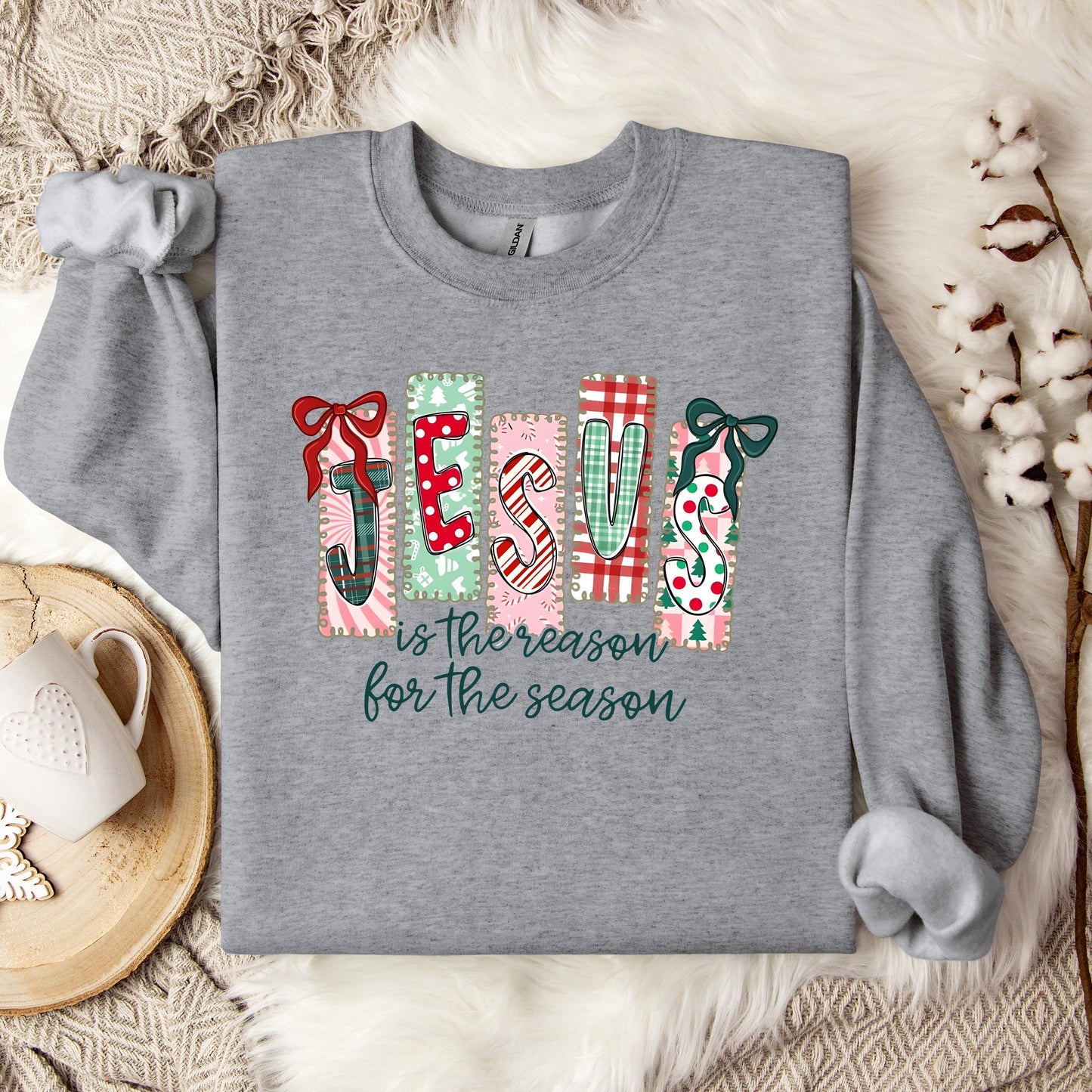 Jesus Is The Reason For The Season 12 Sweatshirt