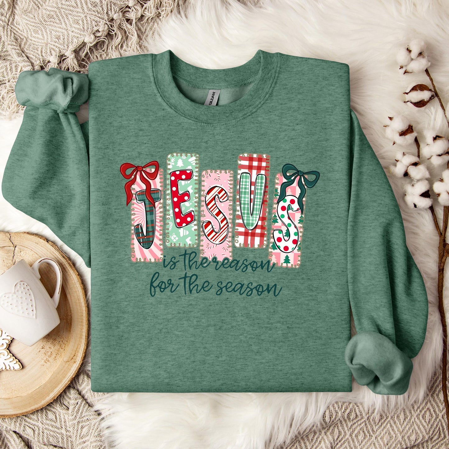 Jesus Is The Reason For The Season 12 Sweatshirt