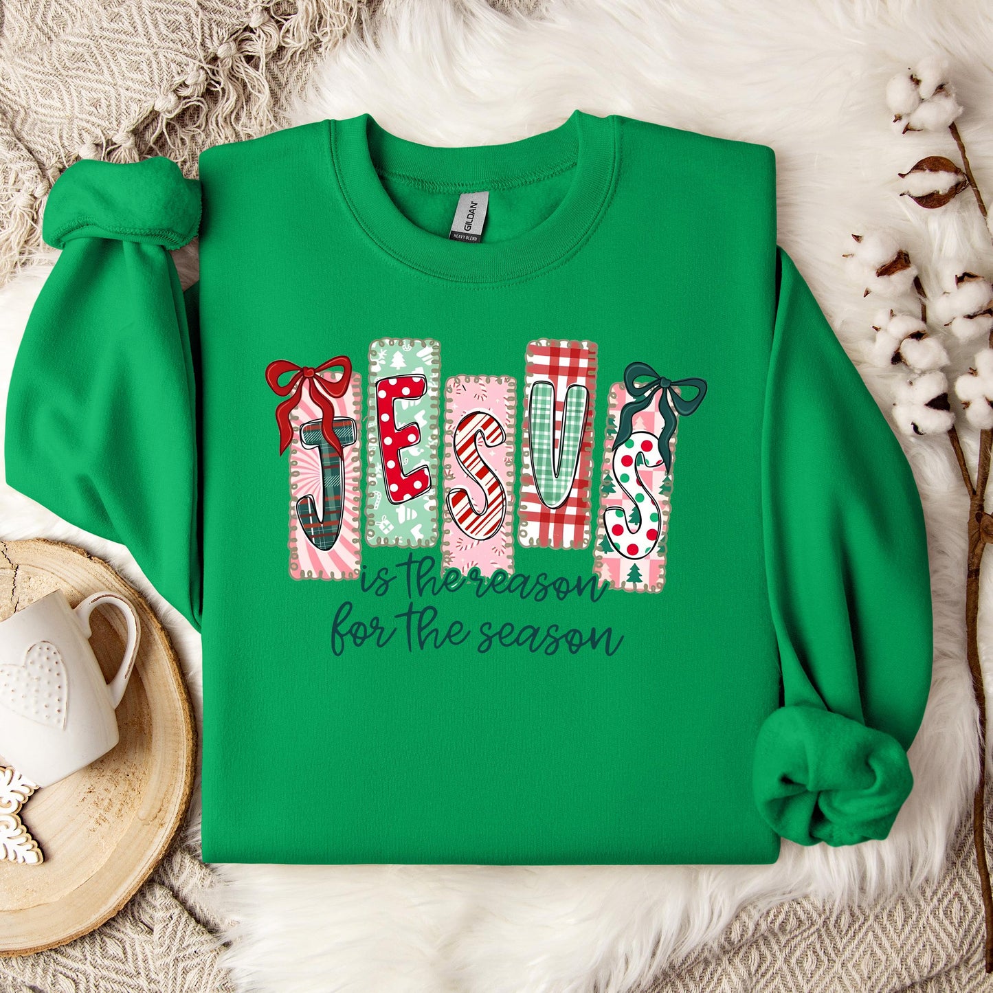 Jesus Is The Reason For The Season 12 Sweatshirt