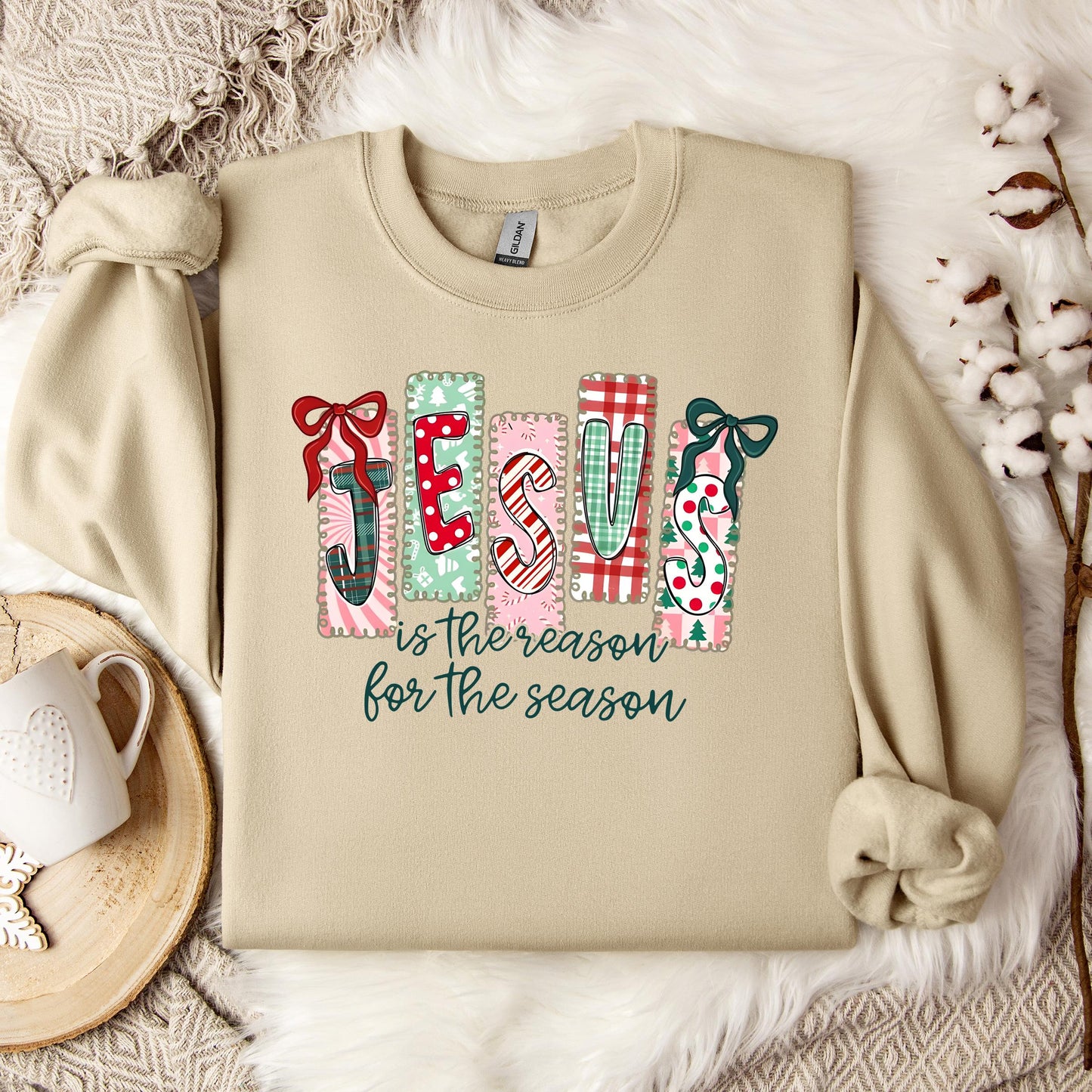 Jesus Is The Reason For The Season 12 Sweatshirt