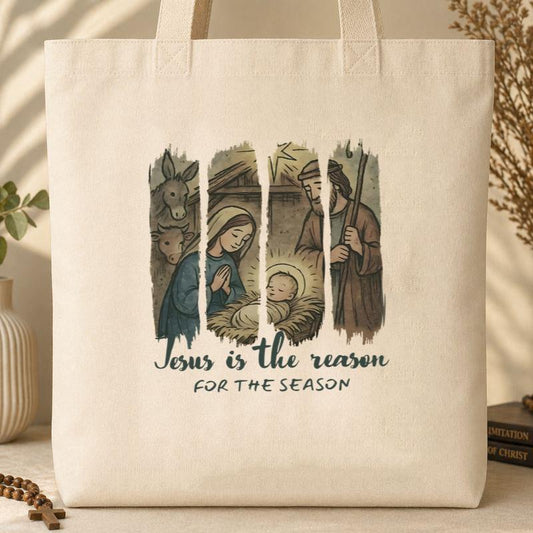 Jesus Is The Reason For The Season 19 Tote Bag
