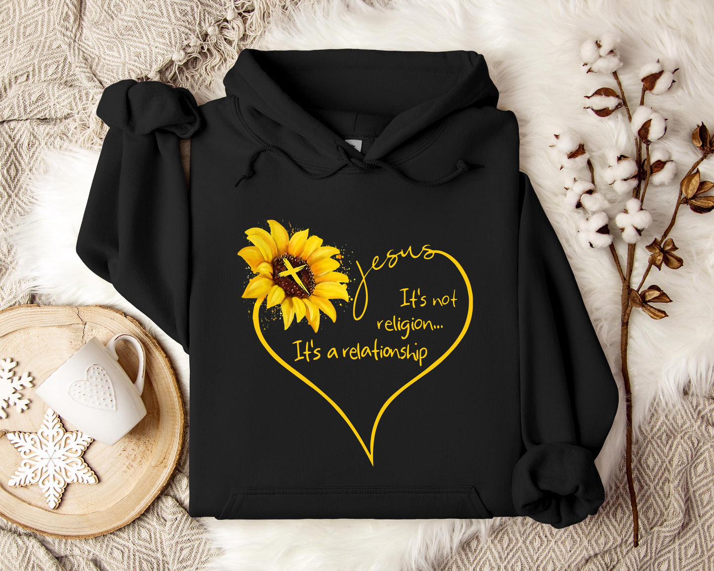 Jesus It's Not Religion It's A Relationship Hoodie