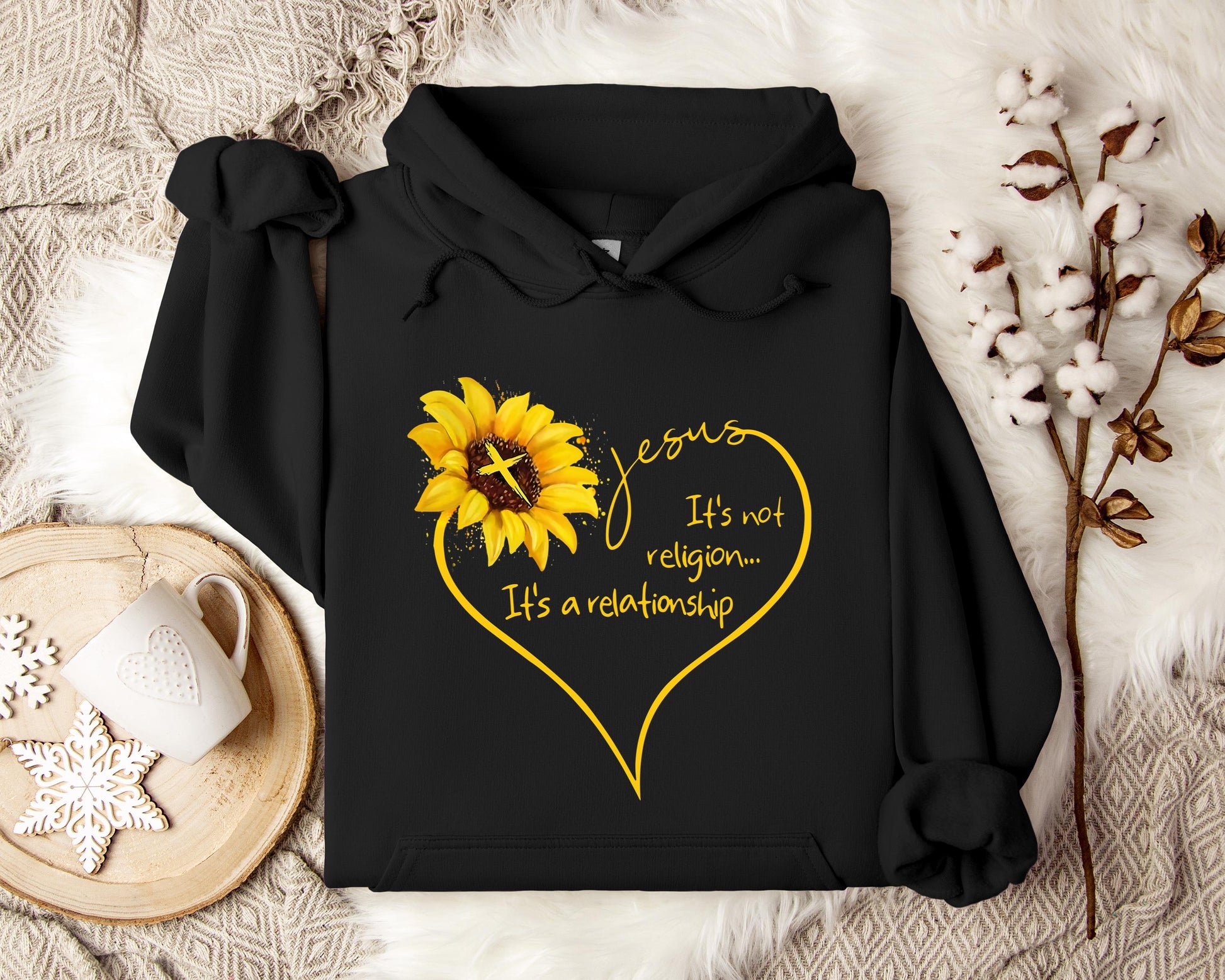 Jesus It's Not Religion It's A Relationship Hoodie