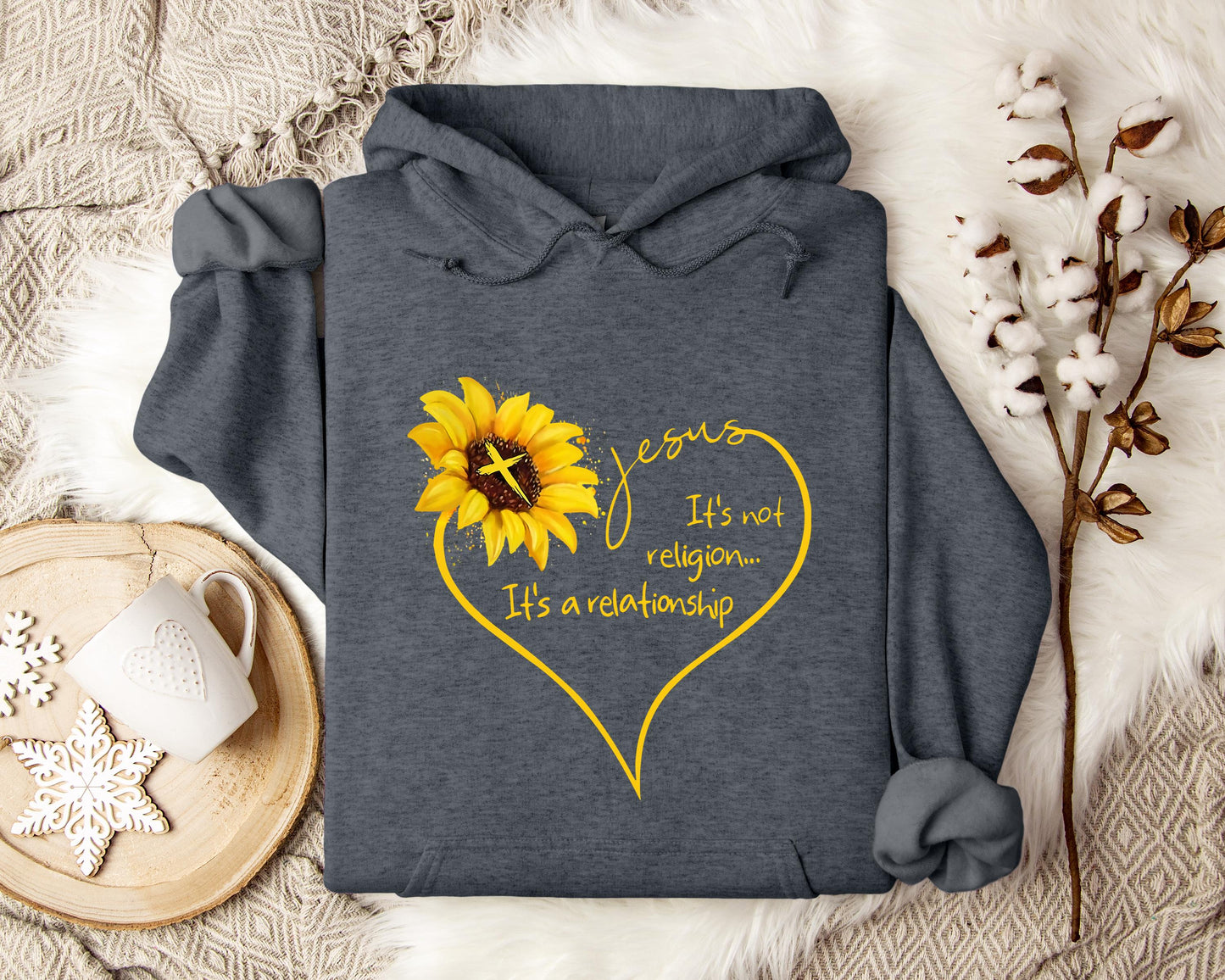 Jesus It's Not Religion It's A Relationship Hoodie