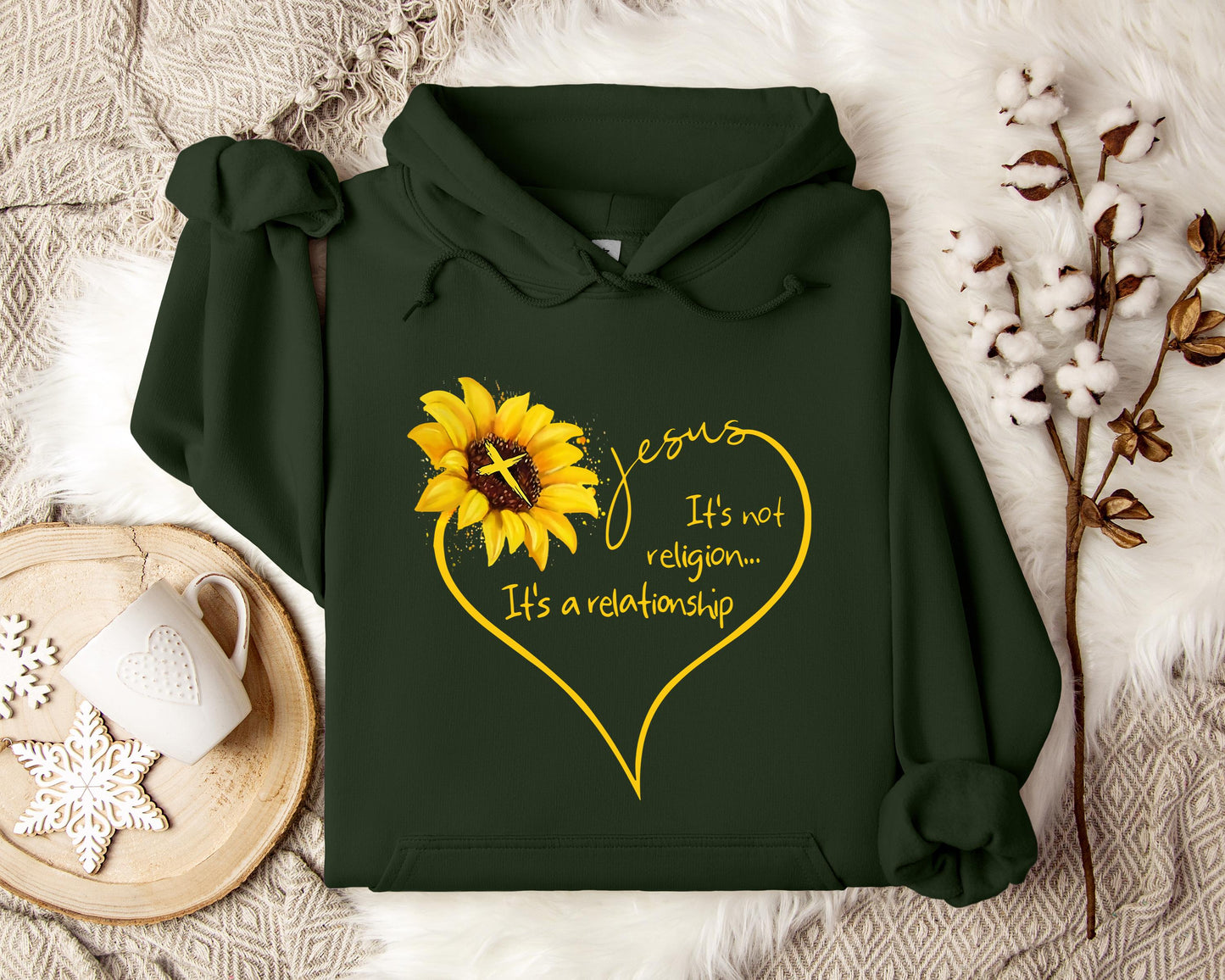 Jesus It's Not Religion It's A Relationship Hoodie