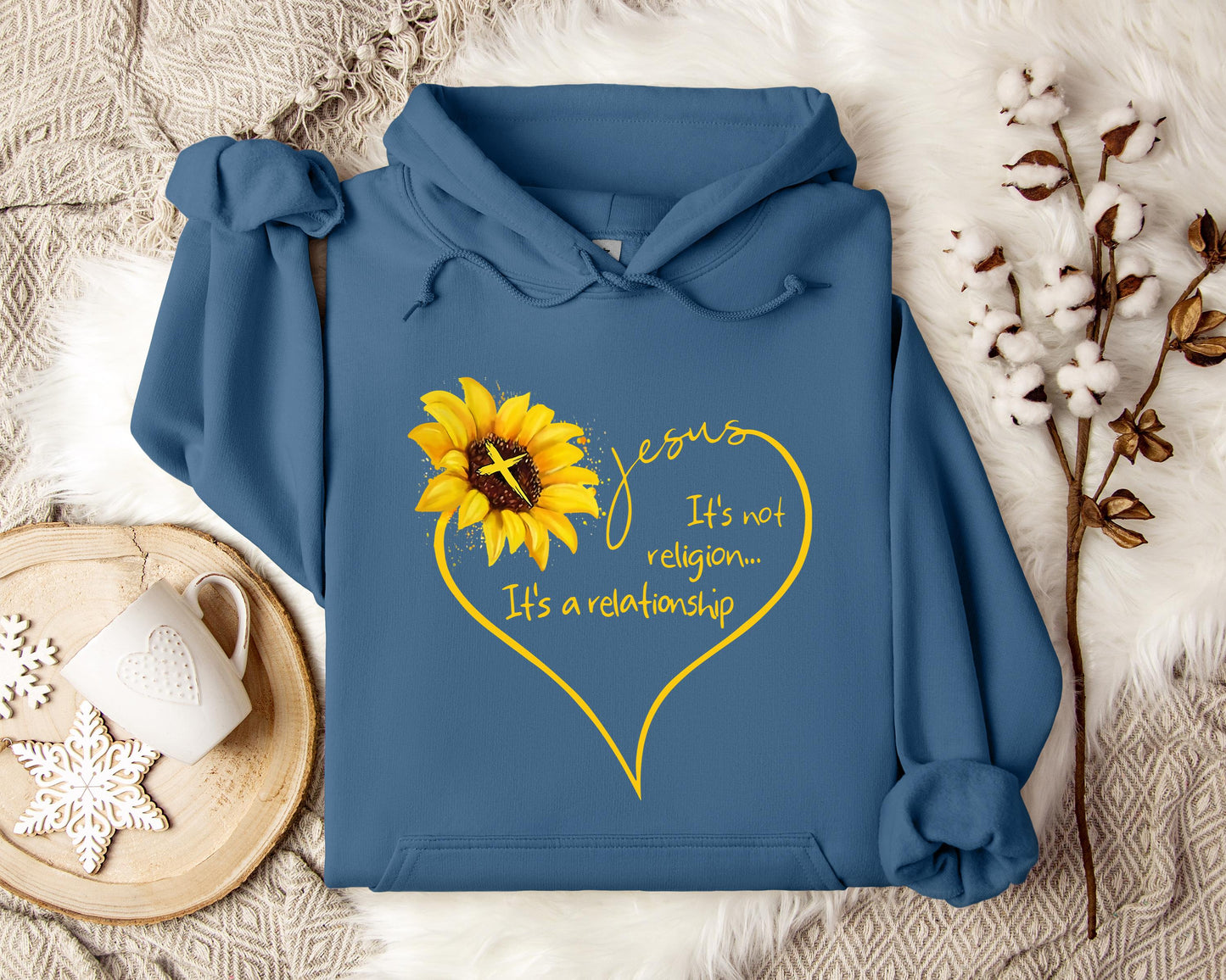 Jesus It's Not Religion It's A Relationship Hoodie