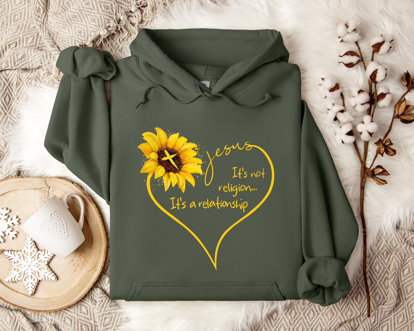 Jesus It's Not Religion It's A Relationship Hoodie